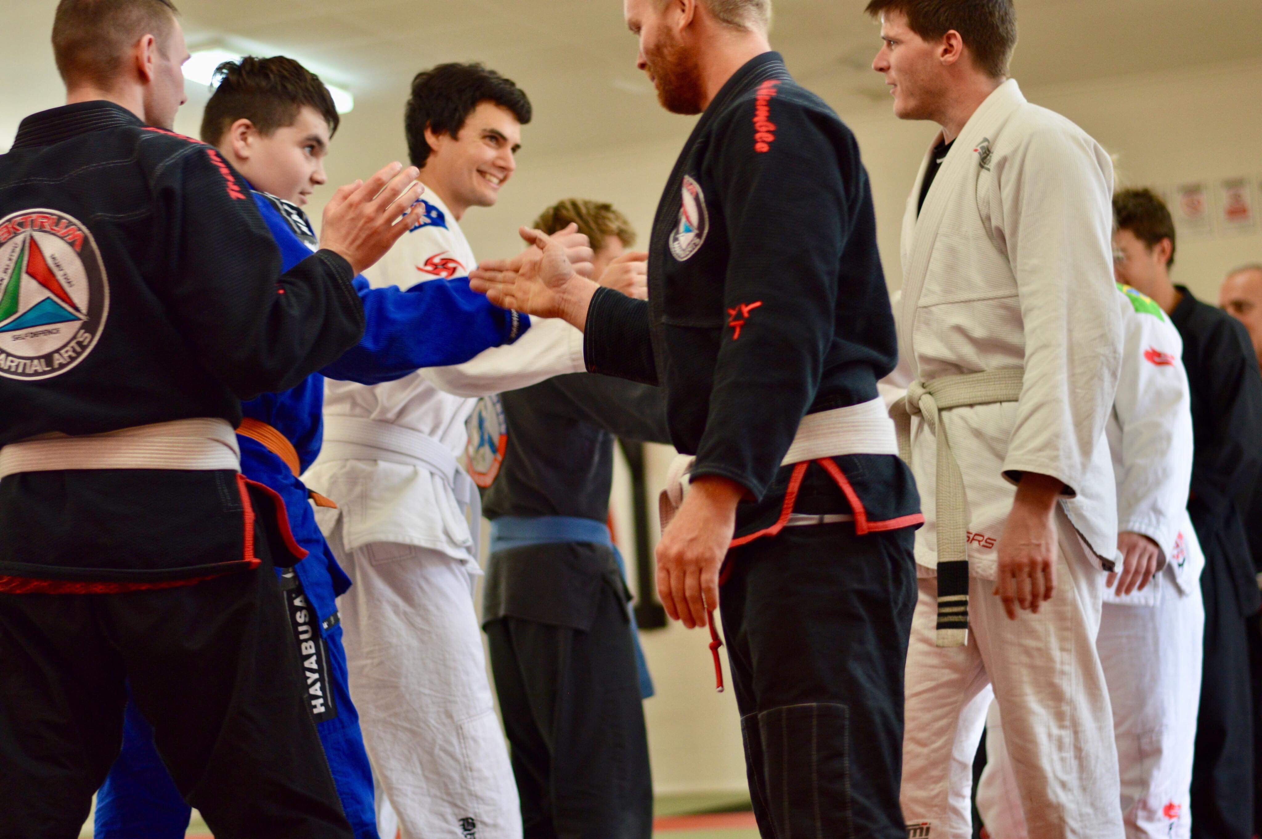 Training on the mats at Spektrum Martial Arts Port Lincoln