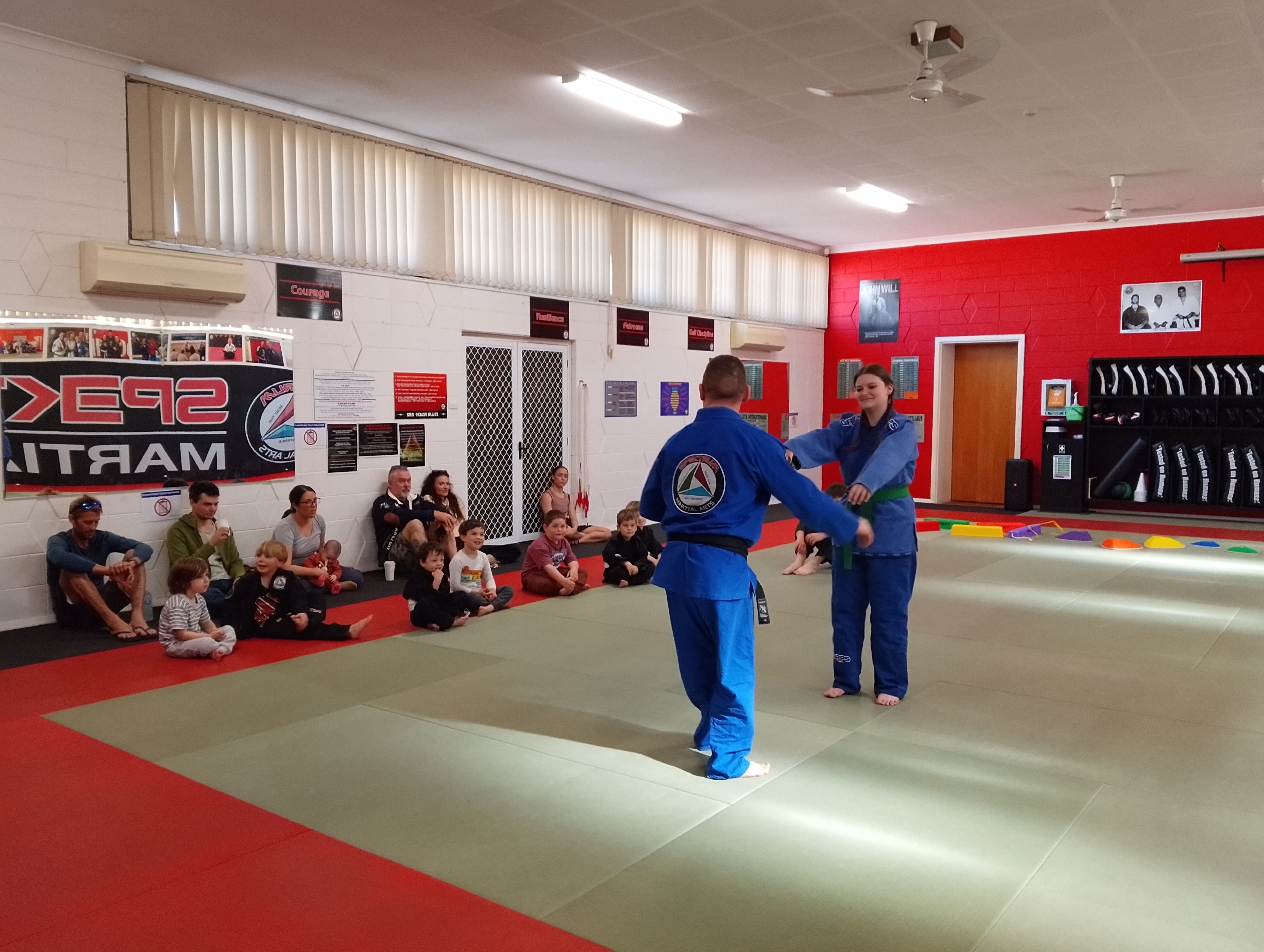 Kinder Ninja's training at Spektrum Martial Arts Port Lincoln