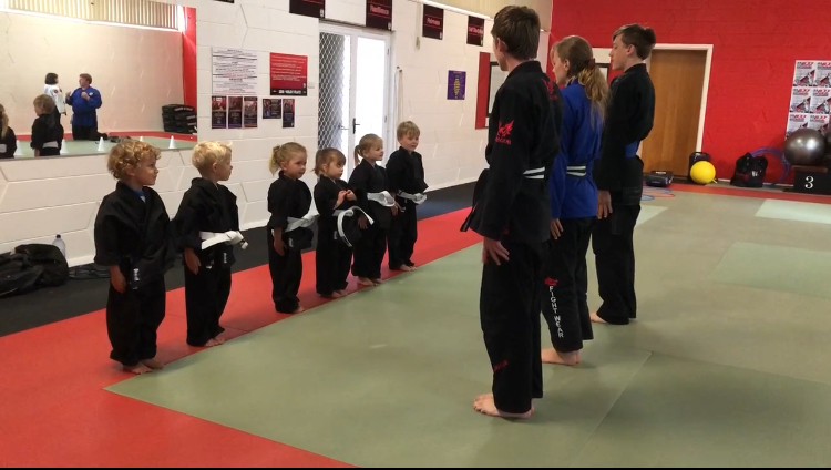 Kinder Ninja's class at Spektrum Martial Arts Port Lincoln