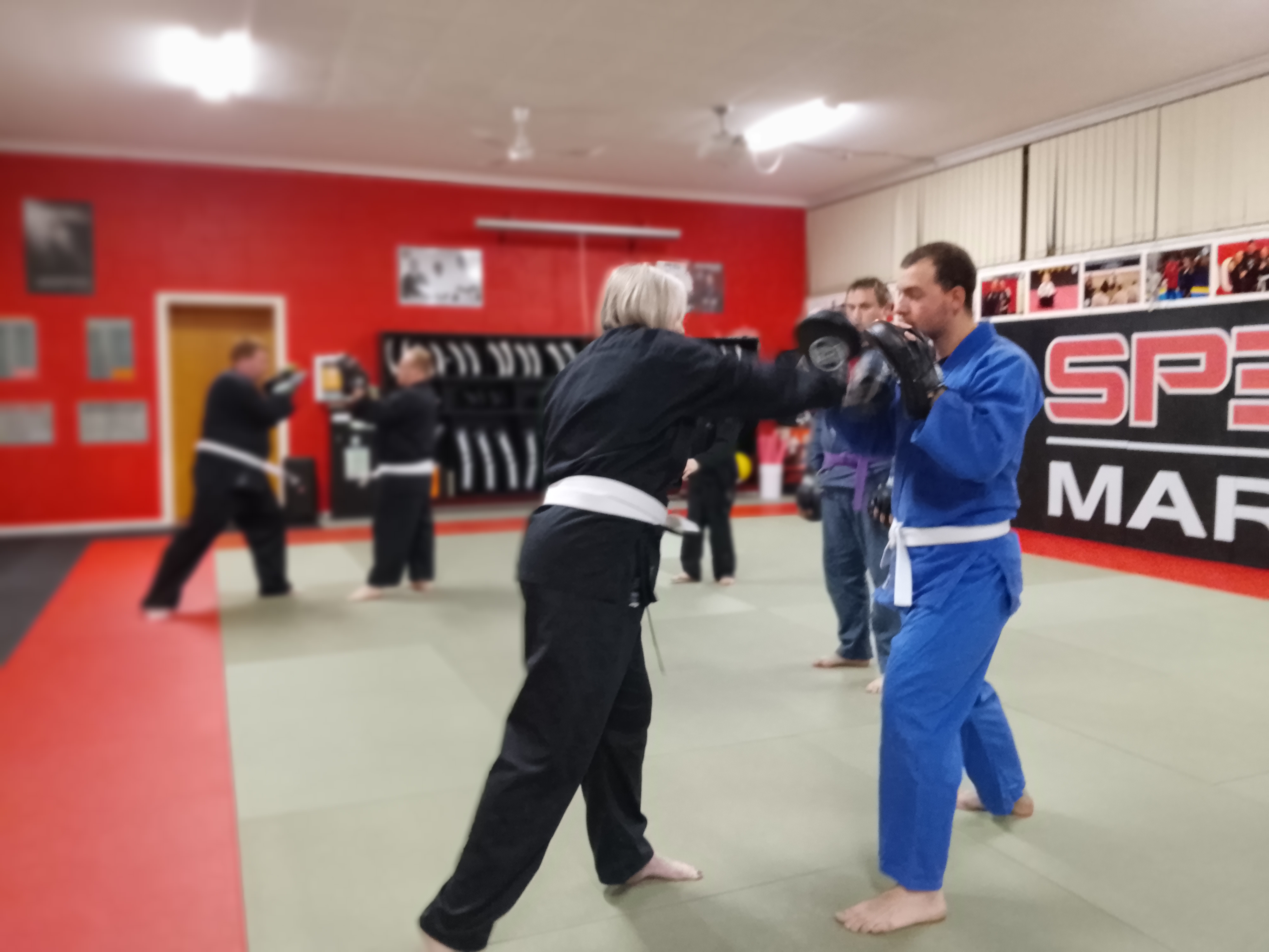 Adults Absolute Beginners training at Spektrum Martial Arts Port Lincoln