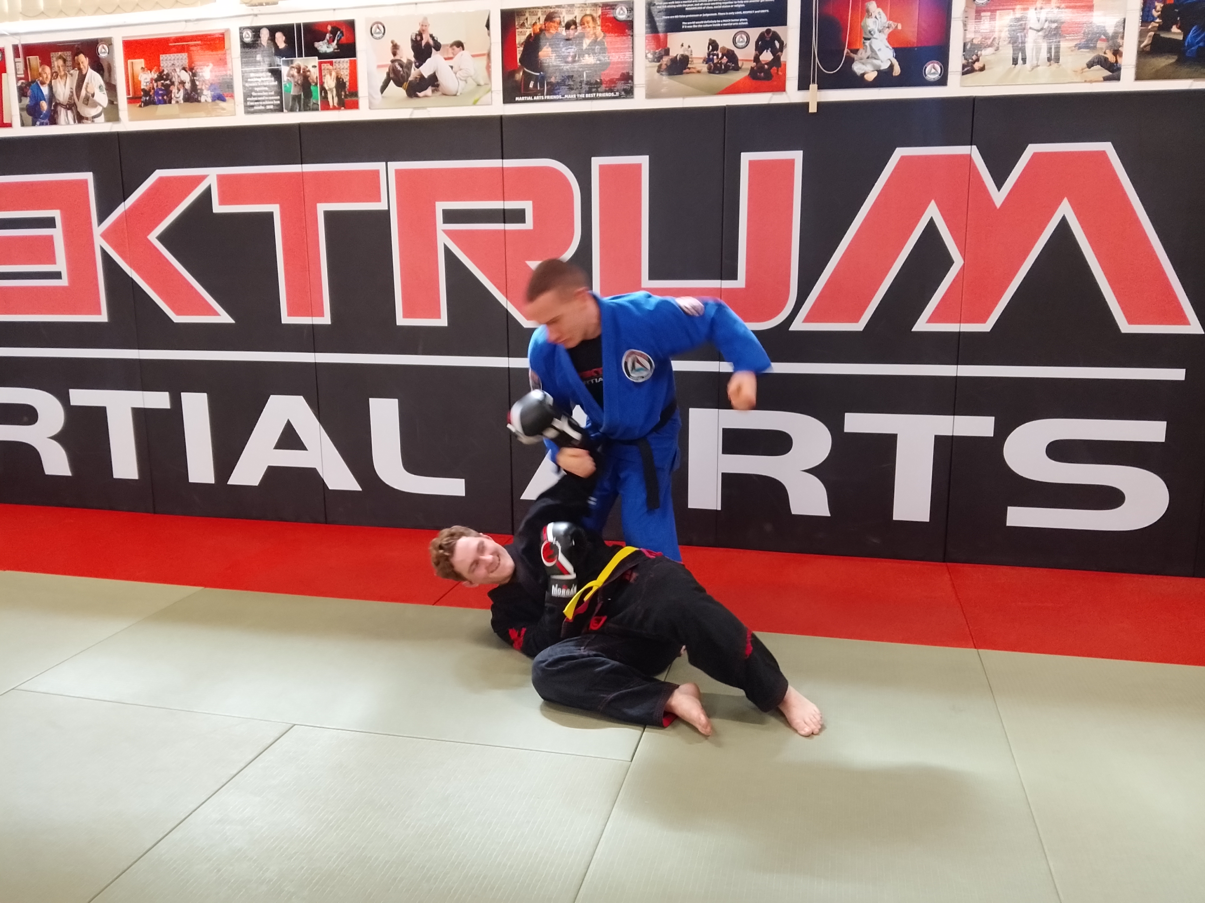 Coaching at Spektrum Martial Arts Port Lincoln