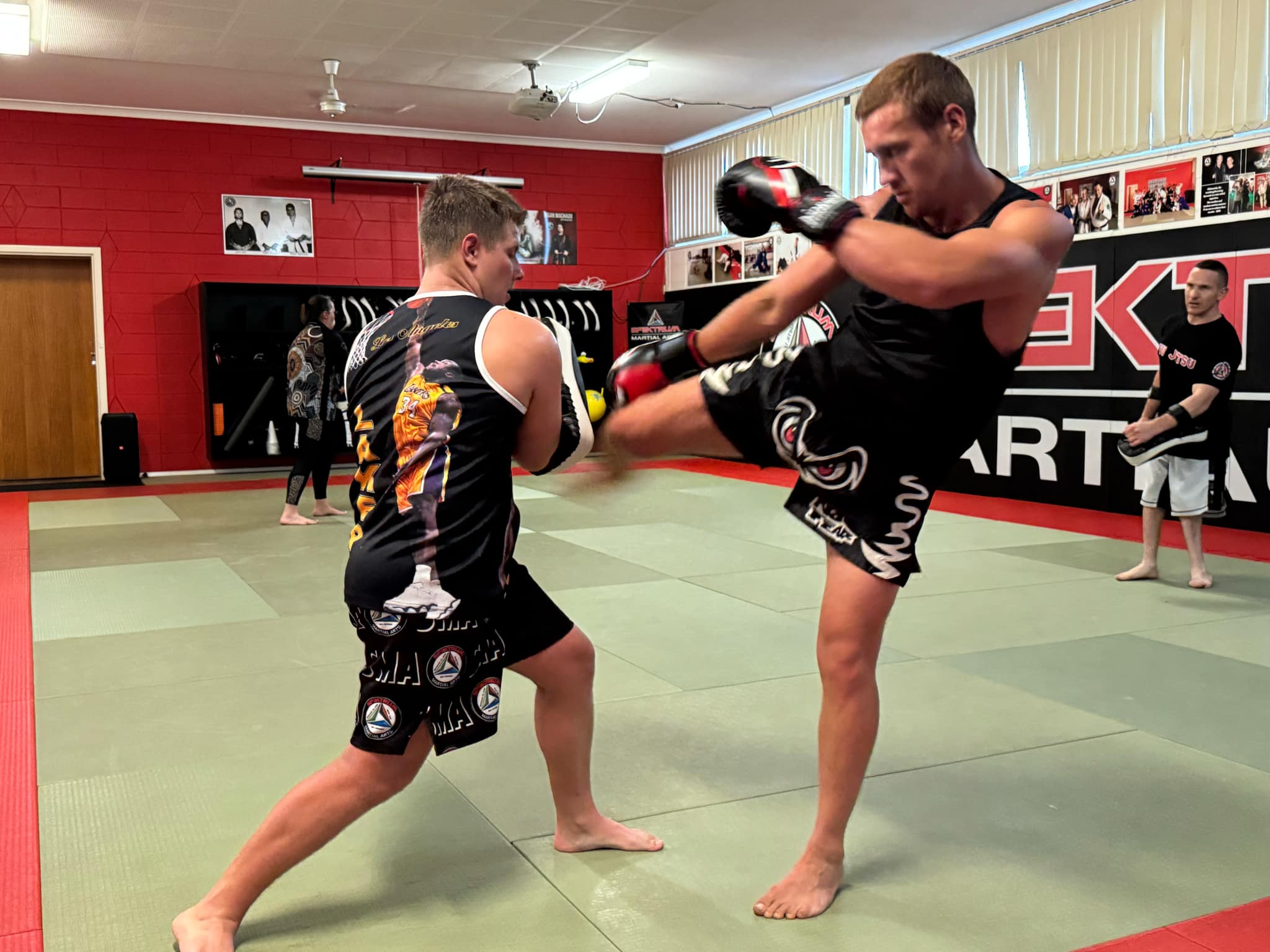 Muay Thai training at Spektrum Martial Arts Port Lincoln