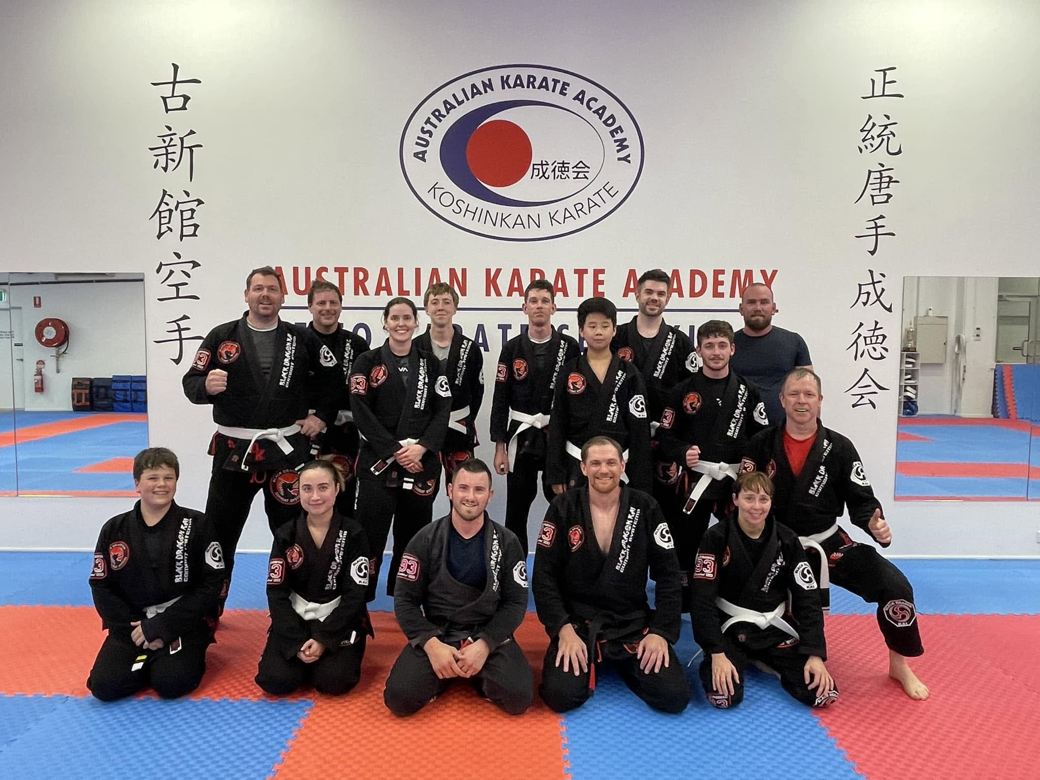 Teen and Adult Brazilian Jiu-Jitsu class at Australian Karate Academy