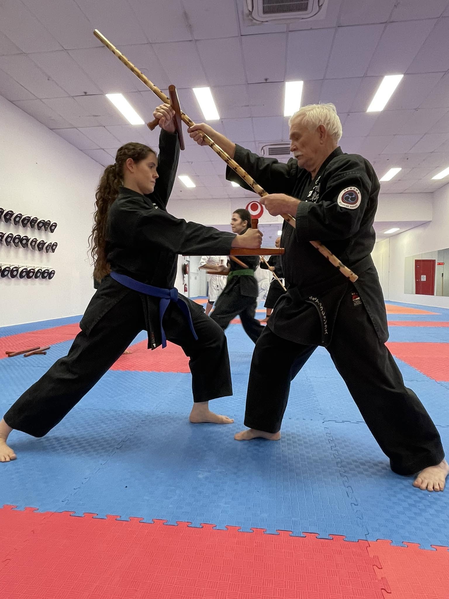 Ryukyu Kobudo class at Australian Karate Academy