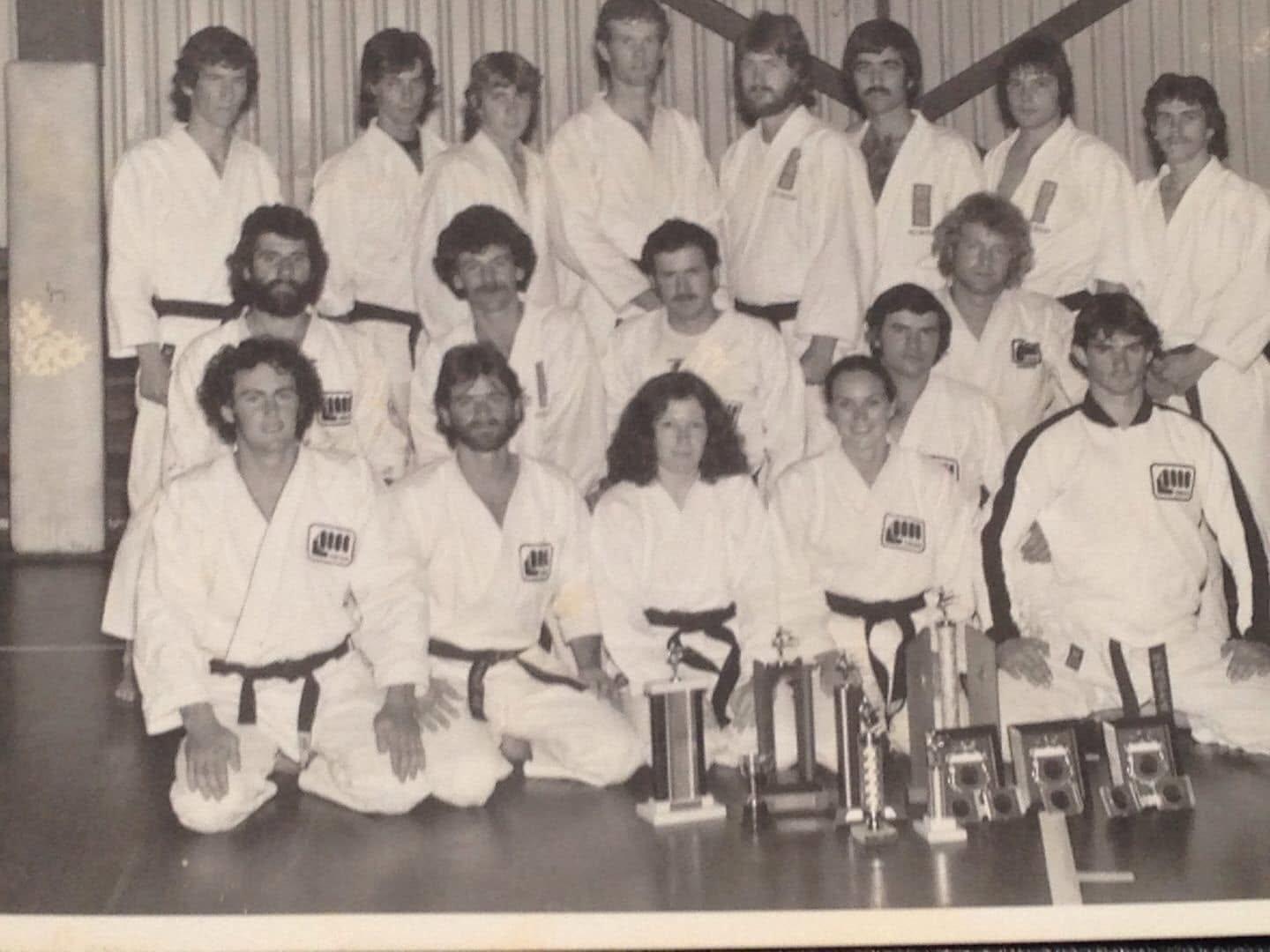 1973 — Bob grades to 1st Dan