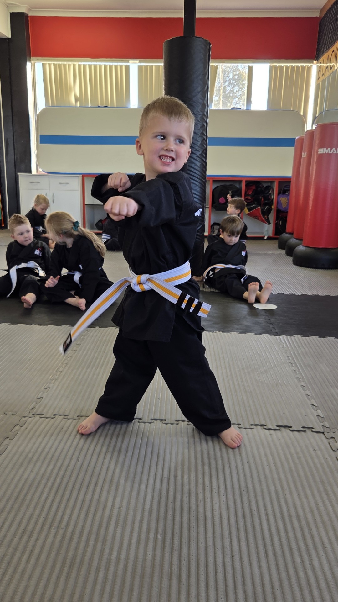 Little Ninjas training