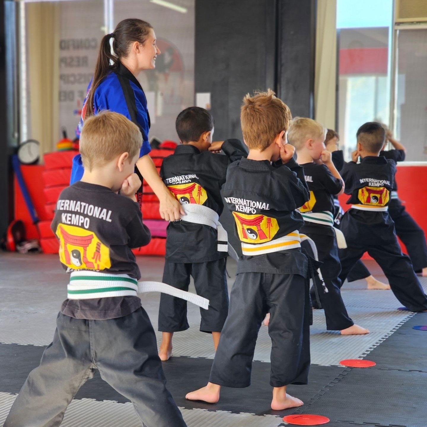 Little Ninjas class instruction