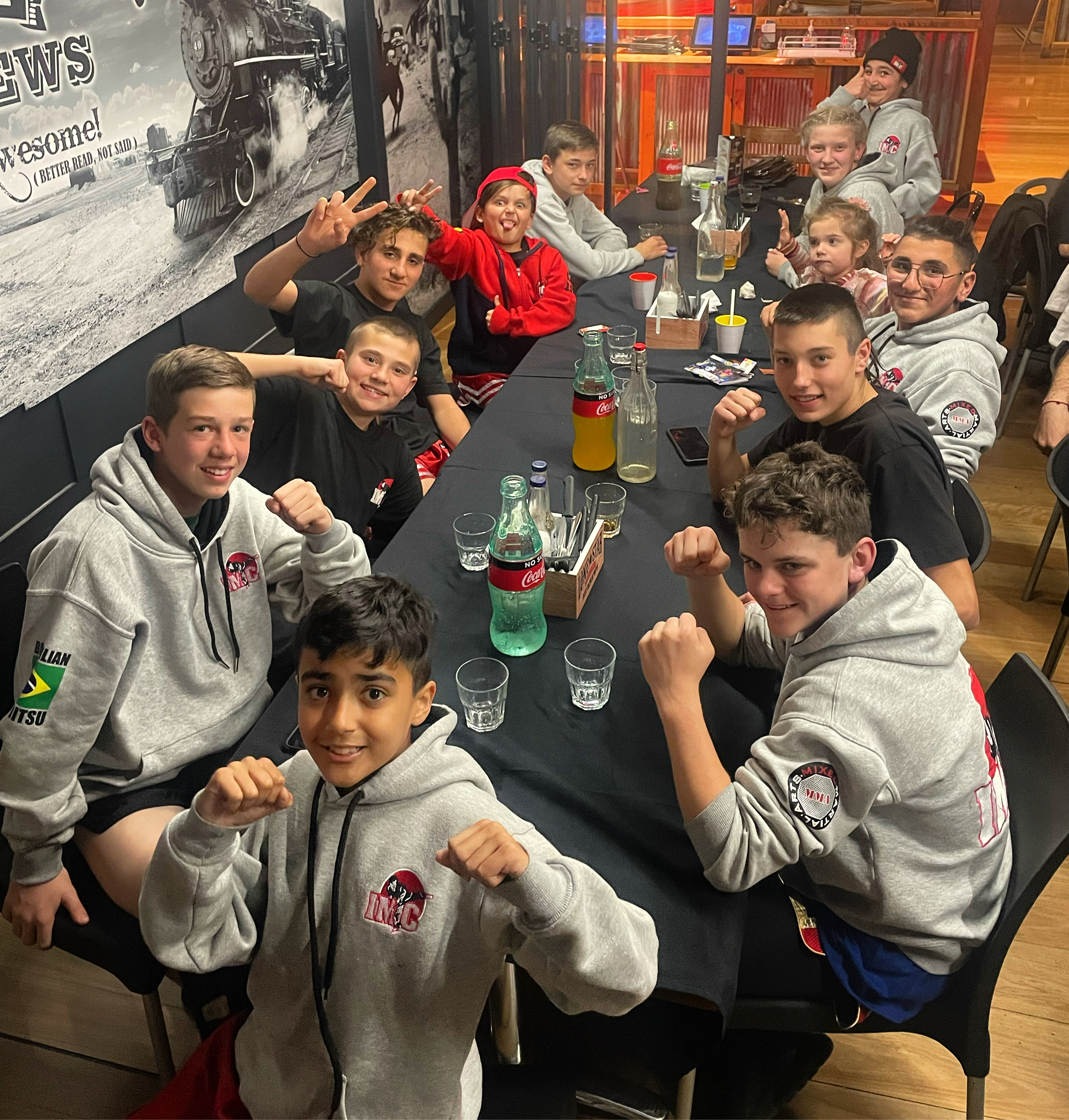 IMC Engadine kids kickboxing class instruction