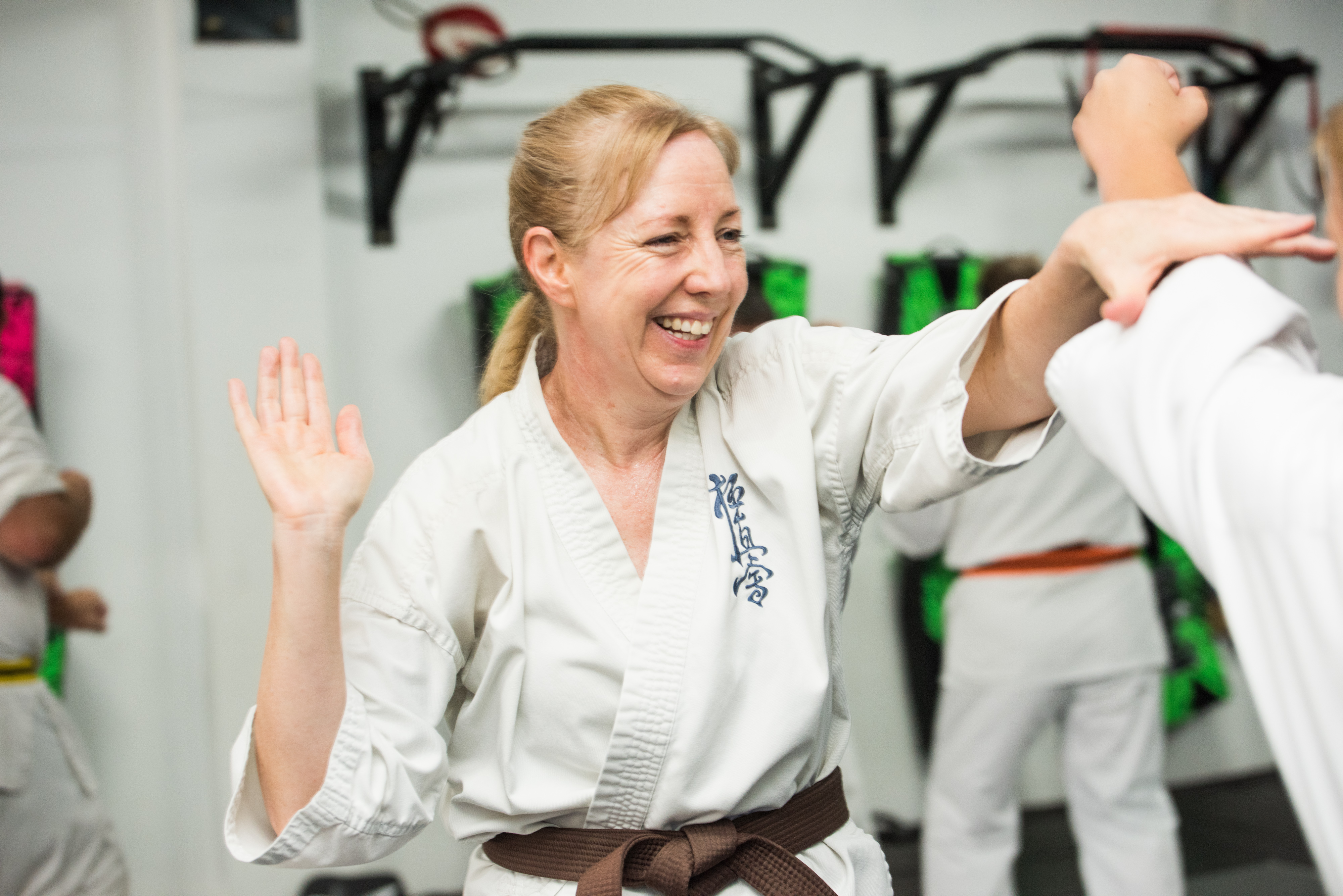 Adults Kyokushin Karate class environment