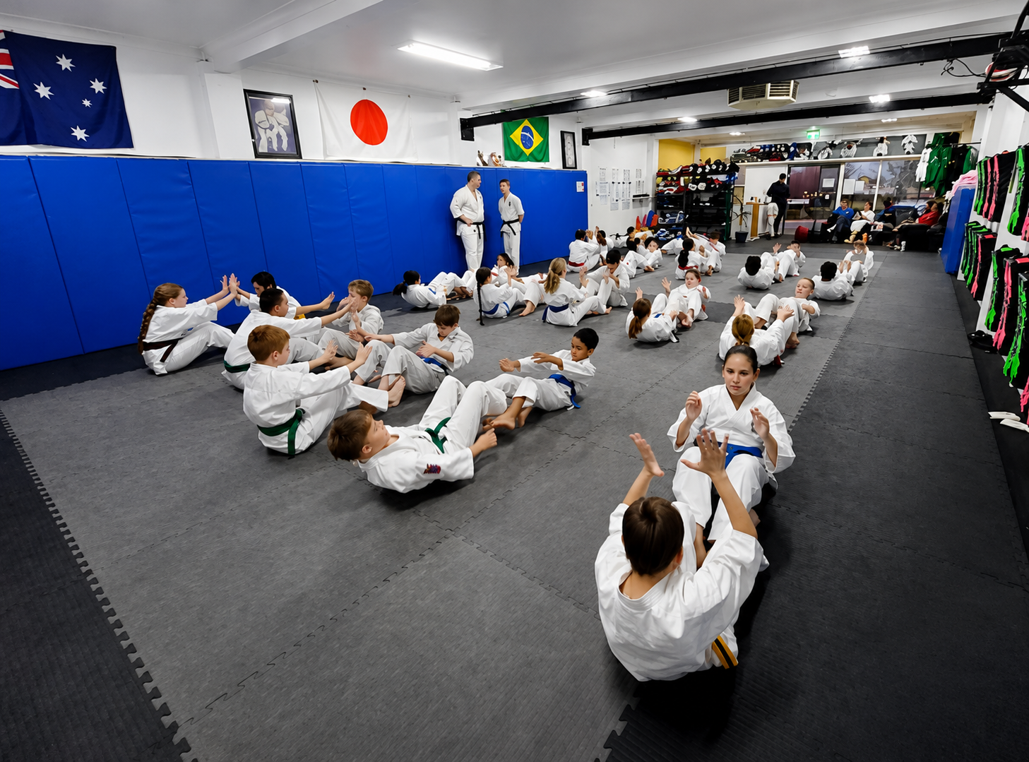 Young Lions Kyokushin Karate training